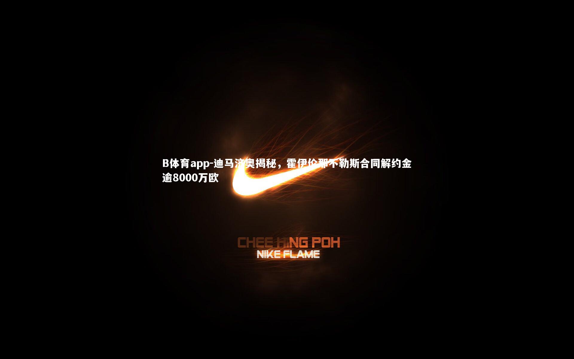 B体育app-迪马济奥揭秘,霍伊伦那不勒斯合同解约金逾8000万欧